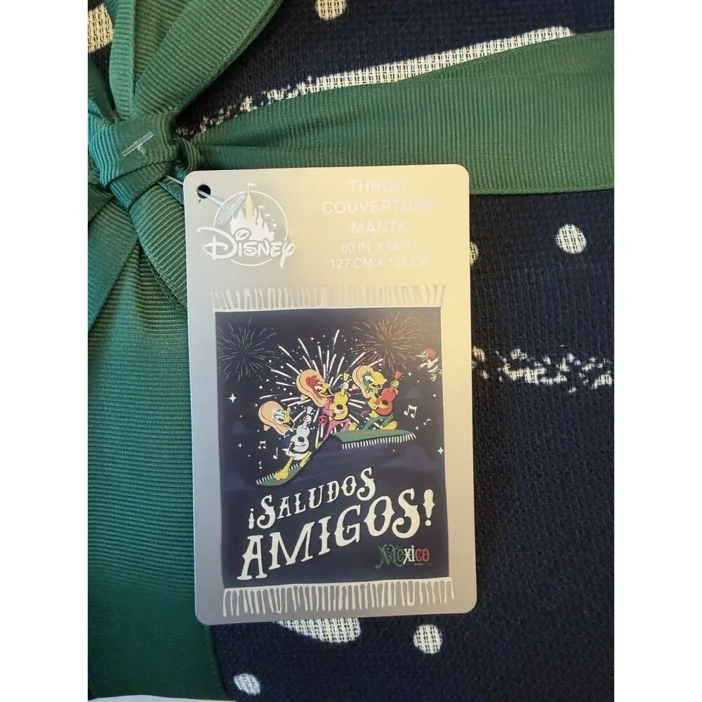 Disney Parks Three Caballeros Saludos Amigos Throw Blanket 50 x 60 in